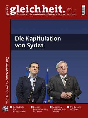 cover image of Die Kapitulation von Syriza